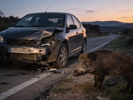 Дикие животные стали главной угрозой на дорогах Испании RUSSPAIN.RU