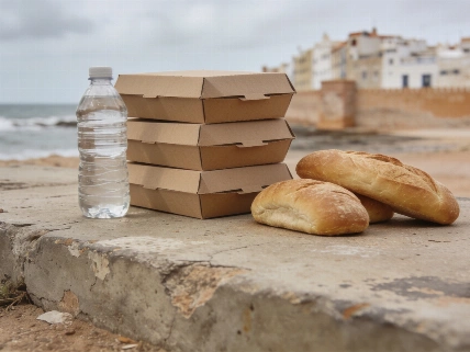 В Сеуте мигрантам впервые раздали продукты RUSSPAIN.RU