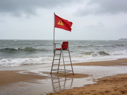 Красный флаг на пляжах Барселоны: запрет на купание из-за воды RUSSPAIN