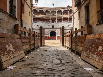 Четыре участницы забега Сан-Фермина избежали травм от быков Miura RUSSPAIN
