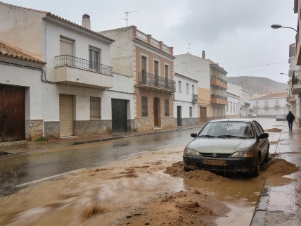 Ливень остановил движение в El Ejido, власти включили план ЧС RUSSPAIN.RU