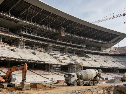Рабочий погиб на стройке нового Camp Nou после удара техникой RUSSPAIN