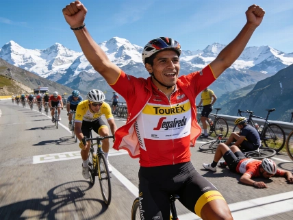 Carapaz выигрывает этап на Alpe d´Huez и берет майку горного лидера RUSSPAIN