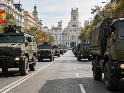 Военный парад в Мадриде перекрыл центр и собрал элиту RUSSPAIN.RU