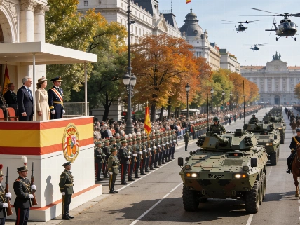 Службы Мадрида прошли в колонне национального парада RUSSPAIN.RU