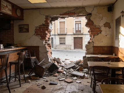 В баре Ла-Риохи обрушилась конструкция: пострадали 12 человек RUSSPAIN.RU