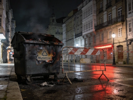 Ночная акция в A Coruña закончилась новыми столкновениями с полицией RUSSPAIN.RU