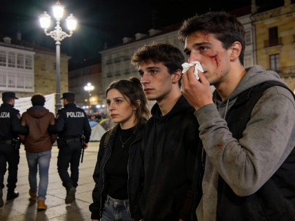 В Овьедо задержаны трое после нападения на участников акции за жилье RUSSPAIN.RU