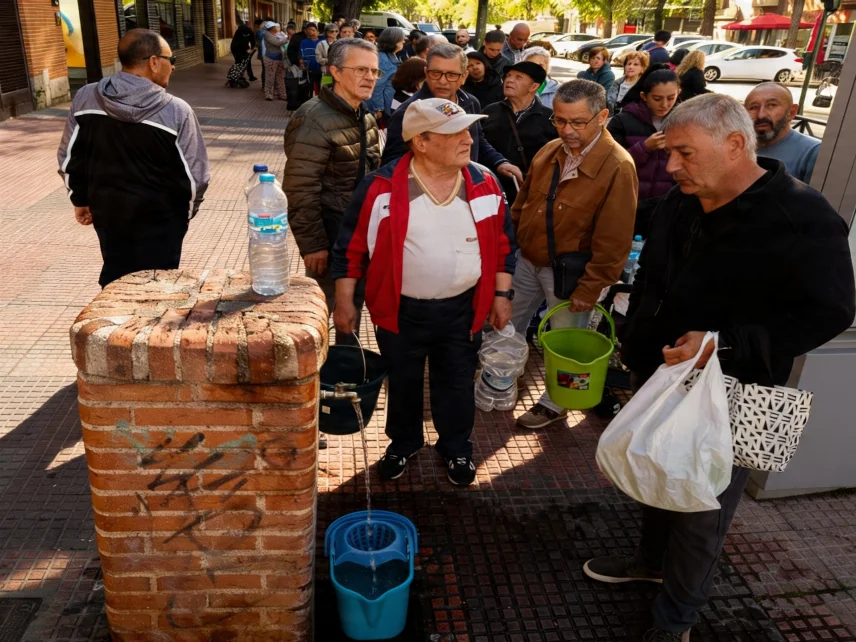 Жители Alcalá де Henares ждут восстановления водоснабжения RUSSPAIN