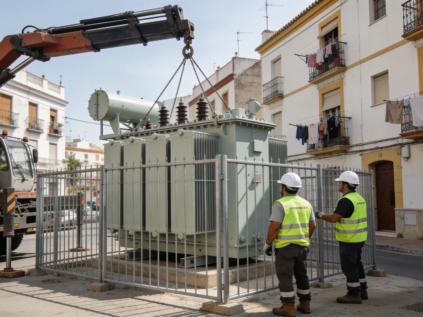 В Севилье появился первый «анти-марихуановый» трансформатор Endesa RUSSPAIN