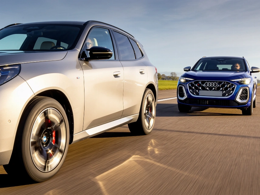 BMW X3 M50 и Audi SQ5: битва спортивных SUV на бензине RUSSPAIN