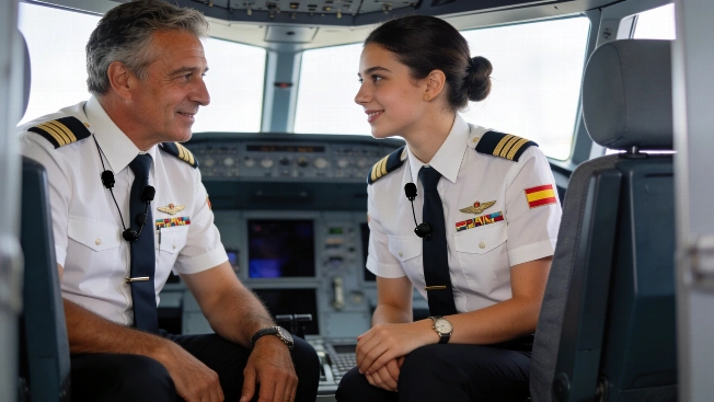 Пилоты одной семьи: как профессия сблизила отца и дочь в Vueling RUSSPAIN