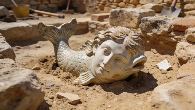 В Empúries обнаружена редкая керамическая голова сирены RUSSPAIN