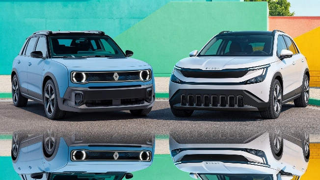 Skoda Epiq против Renault 4: какой электрокар лучше для города RUSSPAIN