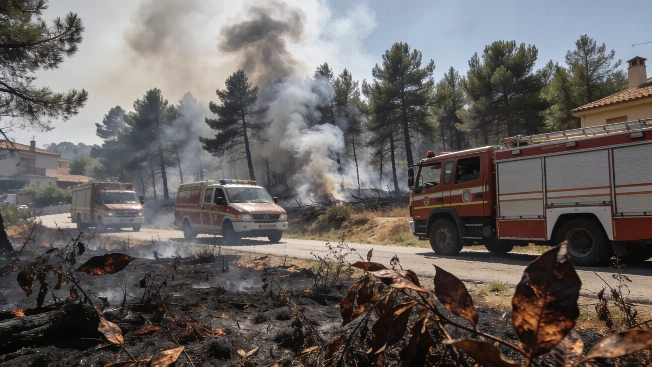 В Каталонии пожар вынудил власти изолировать четыре поселка RUSSPAIN