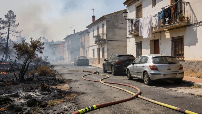 Пожар в Гвадалахаре: деревня Муриэль опустела после эвакуации RUSSPAIN