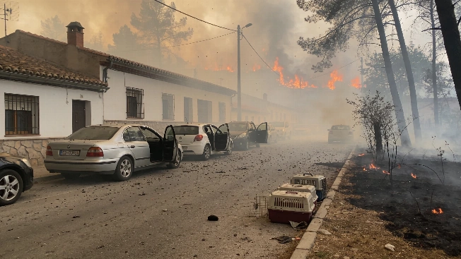 Жители El Encinar del Alberche обвиняют мэрию в бездействии после пожара RUSSPAIN