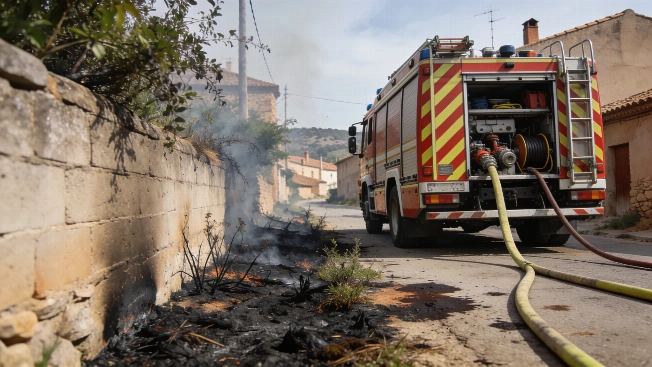 Пожар в Калаторао: погиб сотрудник пожарной службы Сарагосы RUSSPAIN.RU