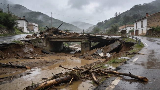Бежис восстанавливается после рекордного ливня и разрушений RUSSPAIN.RU