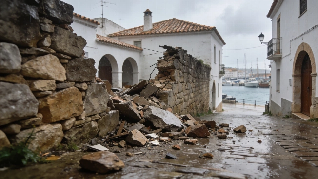 В Таррагоне две женщины погибли после обрушения стены во время ливня RUSSPAIN