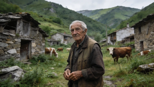 94-летний фермер из Астурии получил поздравление от Rosario Flores RUSSPAIN