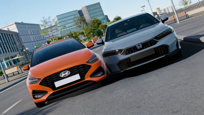 Honda Civic против Hyundai i30: какой гибридный компакт выбрать RUSSPAIN
