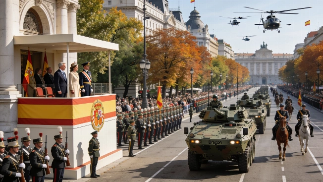 Службы Мадрида прошли в колонне национального парада RUSSPAIN.RU