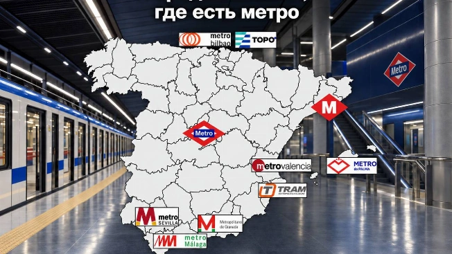Метро Испании: почему одна карта скрывает десятки разных систем RUSSPAIN.RU