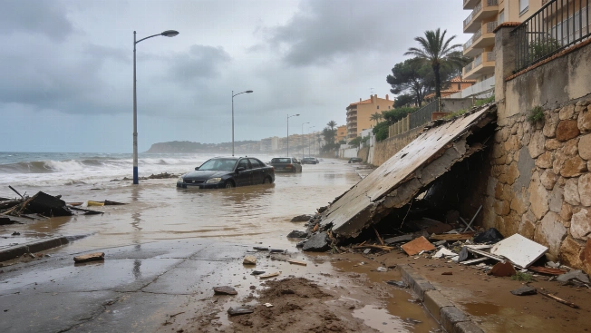 Ливни на Коста Дорада: 11 пострадавших и спор о защите от воды RUSSPAIN.RU