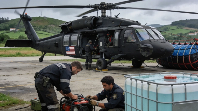 В Галисии появится первый в Европе Black Hawk для борьбы с пожарами RUSSPAIN