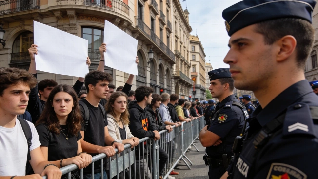 В Барселоне ультраправый митинг собрал меньше сотни участников RUSSPAIN.RU