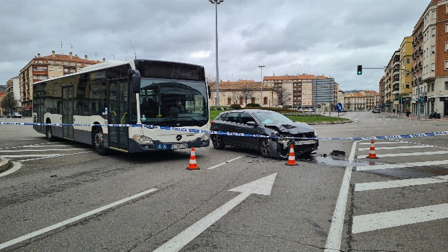 ДТП с автобусом в центре Леона вызвало масштабные пробки RUSSPAIN.RU