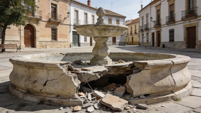 В Сьюдад-Родриго обрушение фонтана привело к гибели подростка RUSSPAIN