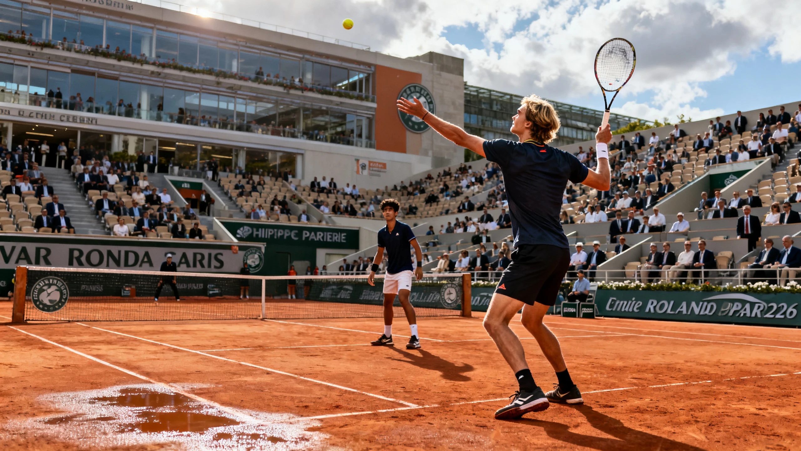 Финал Roland Garros: Зверев ведет после первого сета, Коболли не справился с нервами RUSSPAIN