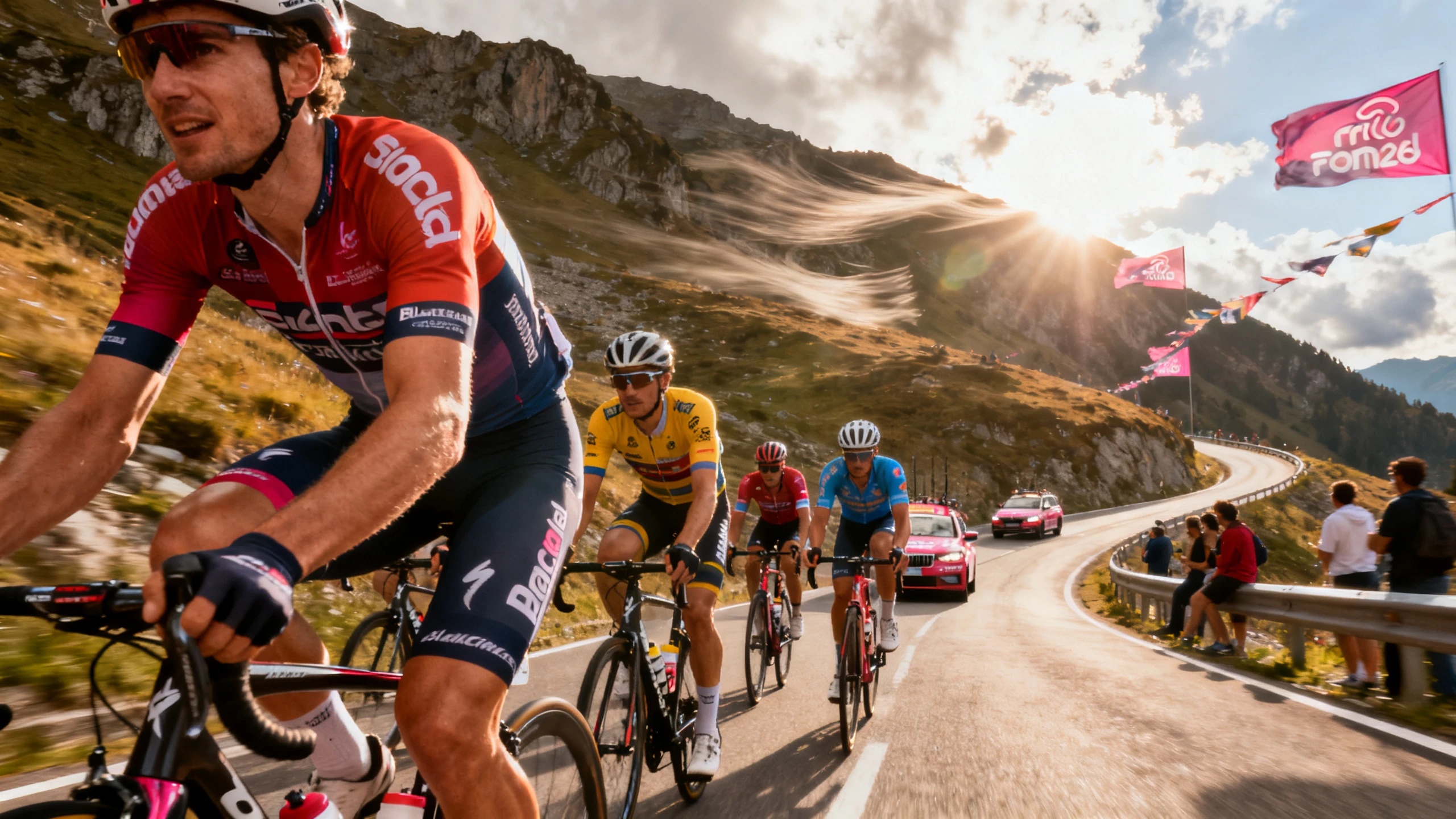 Ветер, подъемы и атаки: этап Giro d’Italia 2026 с решающим финишем в Blockhaus RUSSPAIN