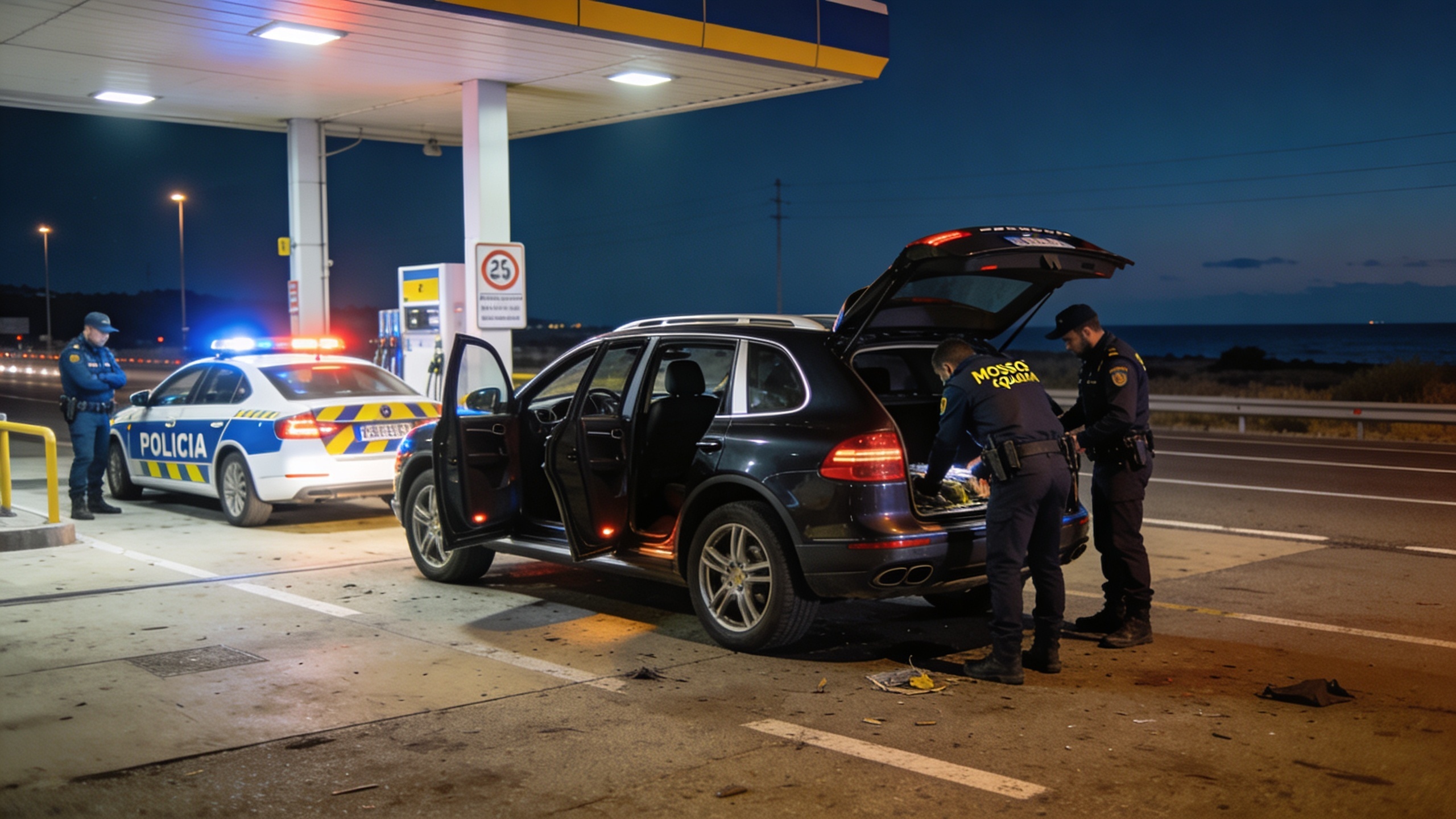 Полиция обнаружила оружие в элитном внедорожнике на трассе у Фигераса RUSSPAIN