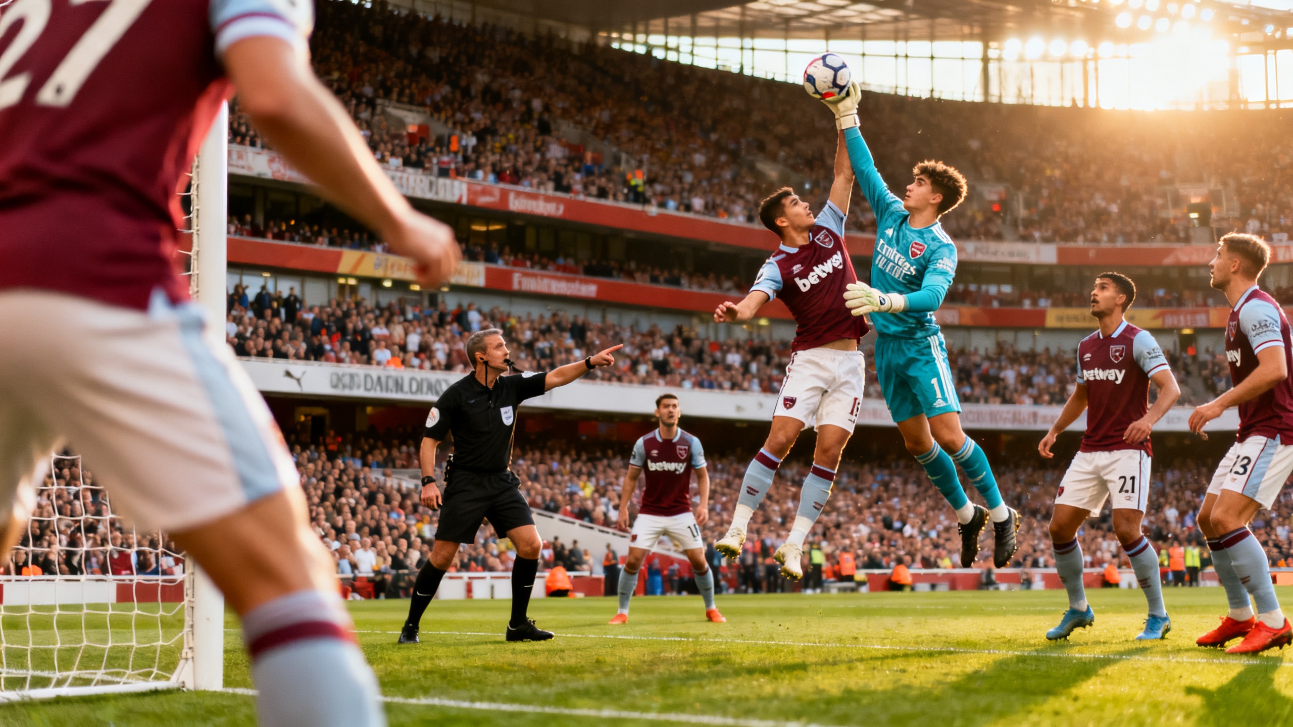 Решение VAR и травма Ben White меняют ход матча Arsenal на London Stadium RUSSPAIN