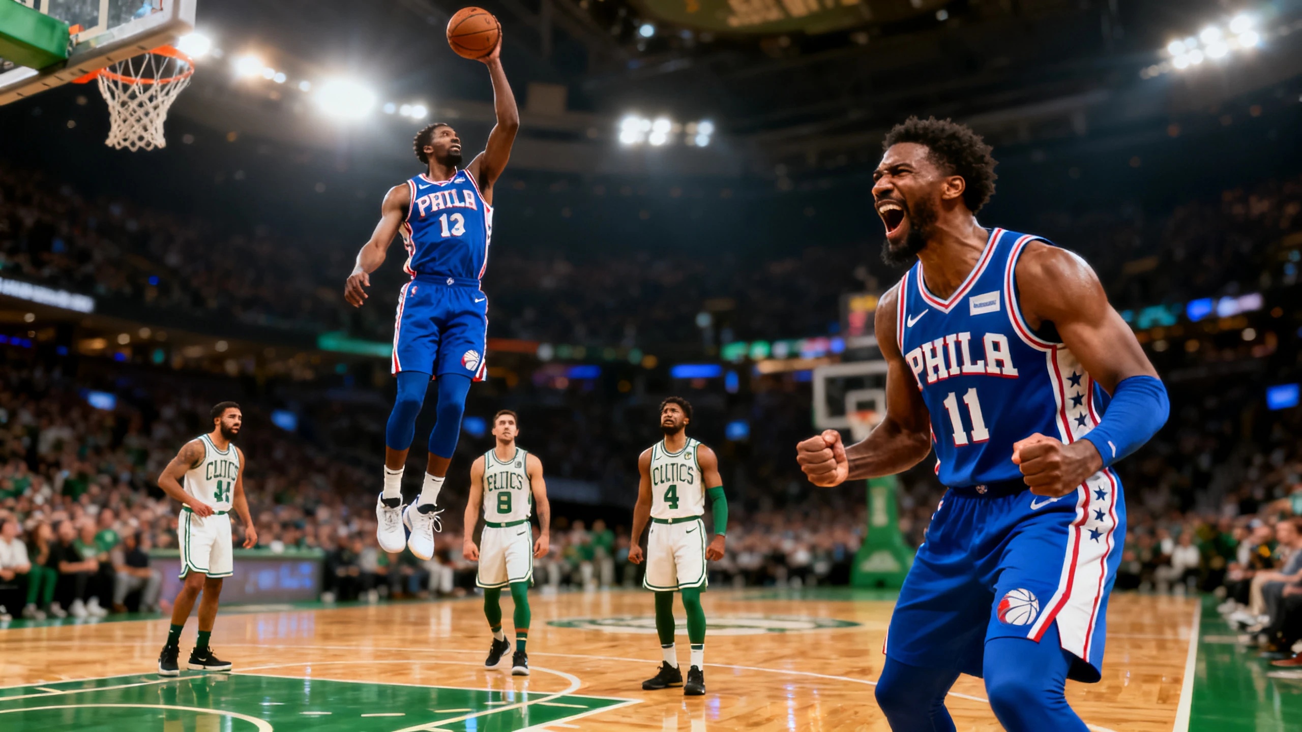 Решающие броски и статистика: как Embiid и Maxey изменили ход серии RUSSPAIN