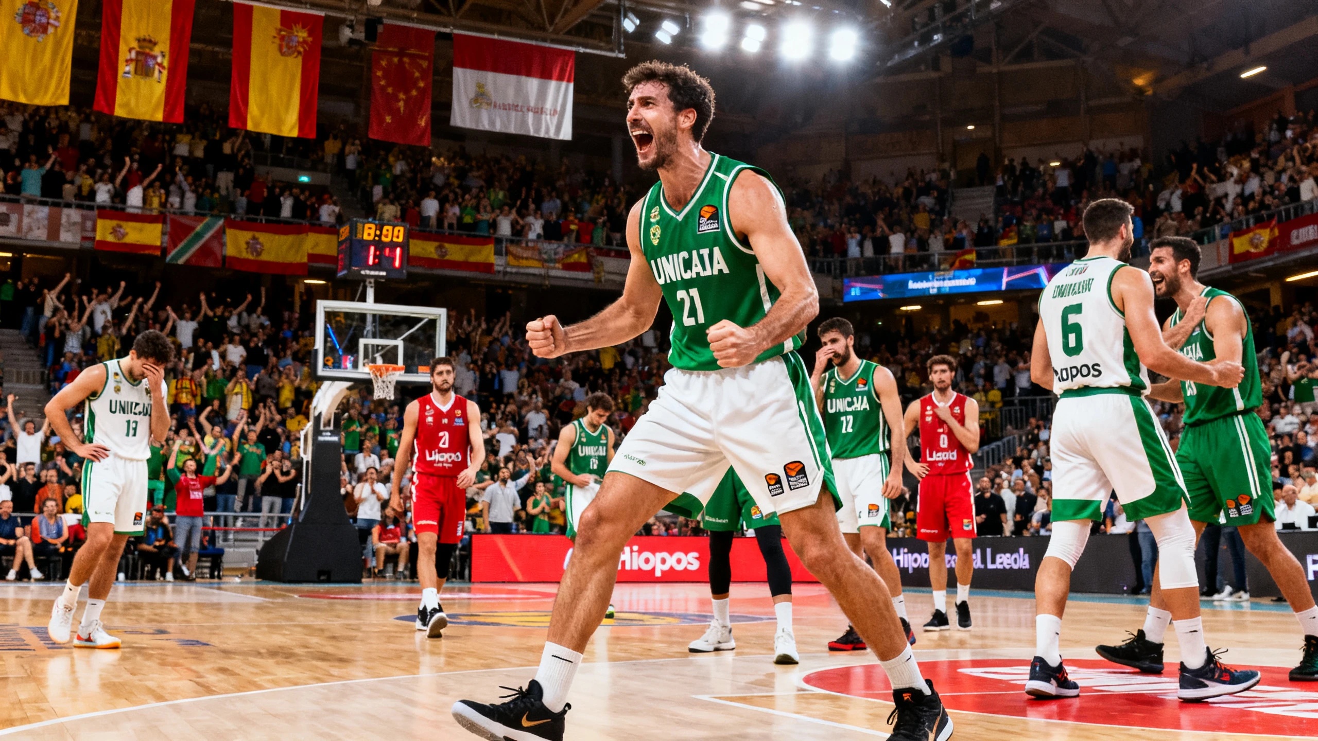 Баскетбольная Лига Endesa: Unicaja приближается к зоне плей-офф после победы RUSSPAIN