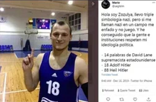 Нацист Зозуля прославляет Гитлера RUSSPAIN