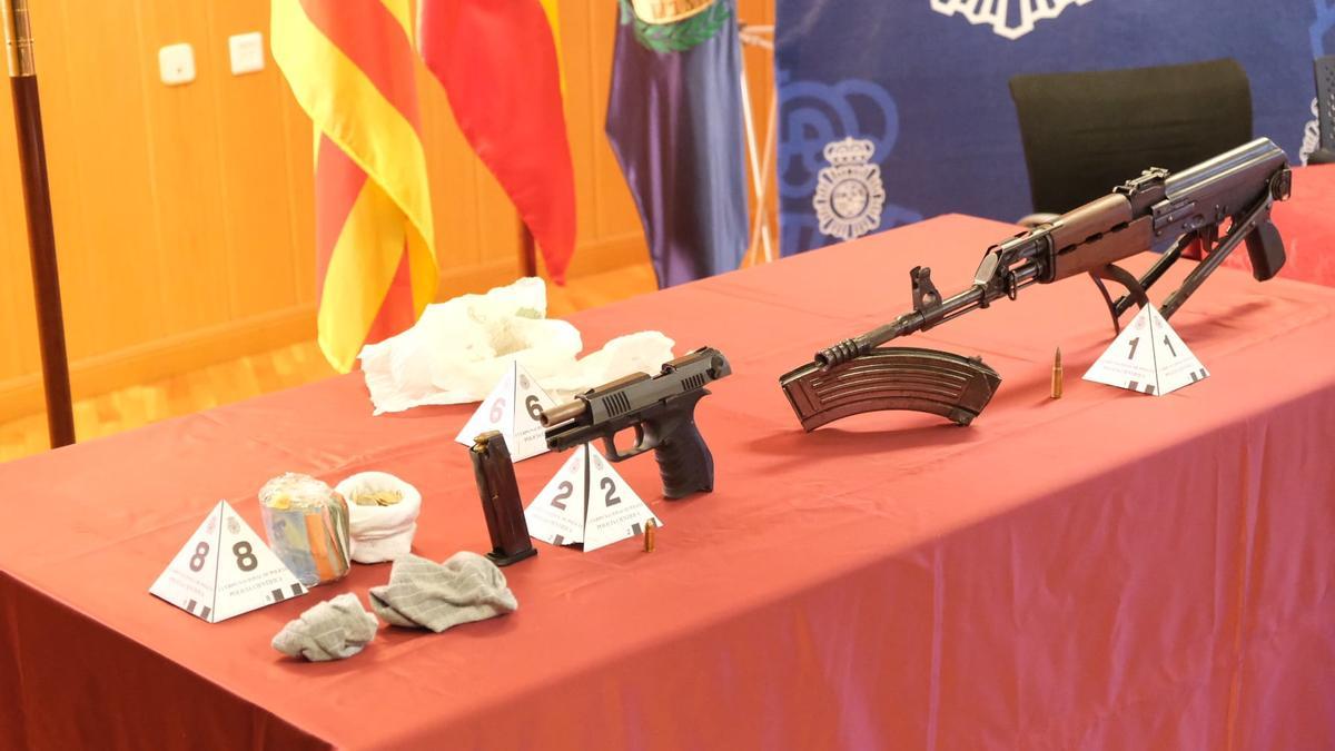 Las armas del sospechoso RUSSPAIN