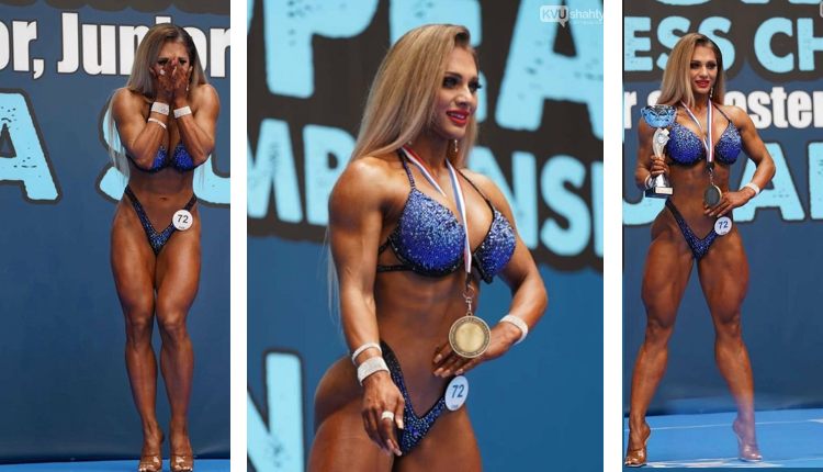Испания. Надежда Каширина - чемпионка Европы по бодибилдингу RUSSPAIN