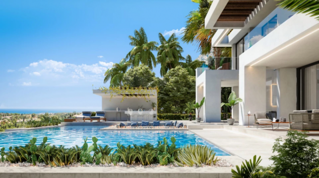 El complejo incluye varias villas RUSSPAIN