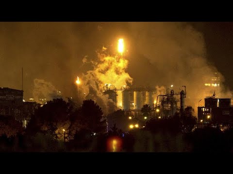 Взрыв на химзаводе в Таррагоне RUSSPAIN