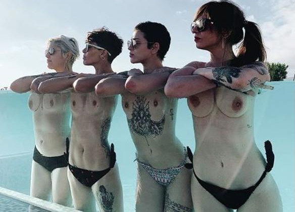 Melo Moreno ha batido su récord de likes en Instagram al burlar la censura hacia los pezones femeninos (@Melomoreno) RUSSPAIN