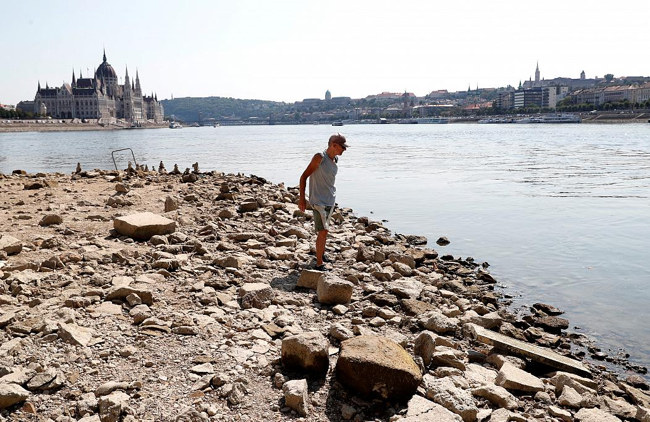 В августе 2018 уровень воды в Дунае упал до исторического минимума Reuters RUSSPAIN