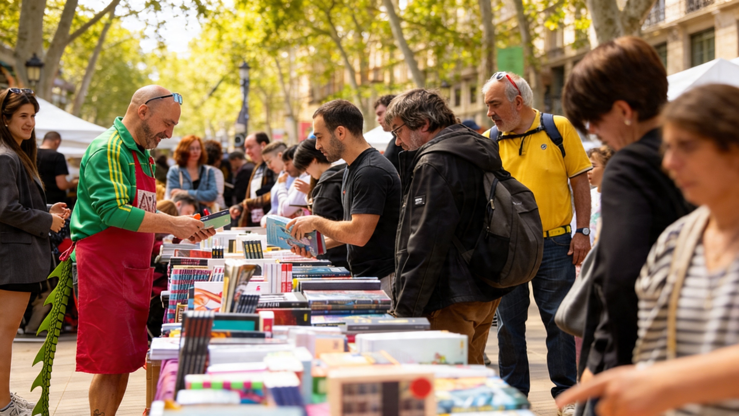 В Барселоне праздник книг и роз переезжает из-за ремонта RUSSPAIN