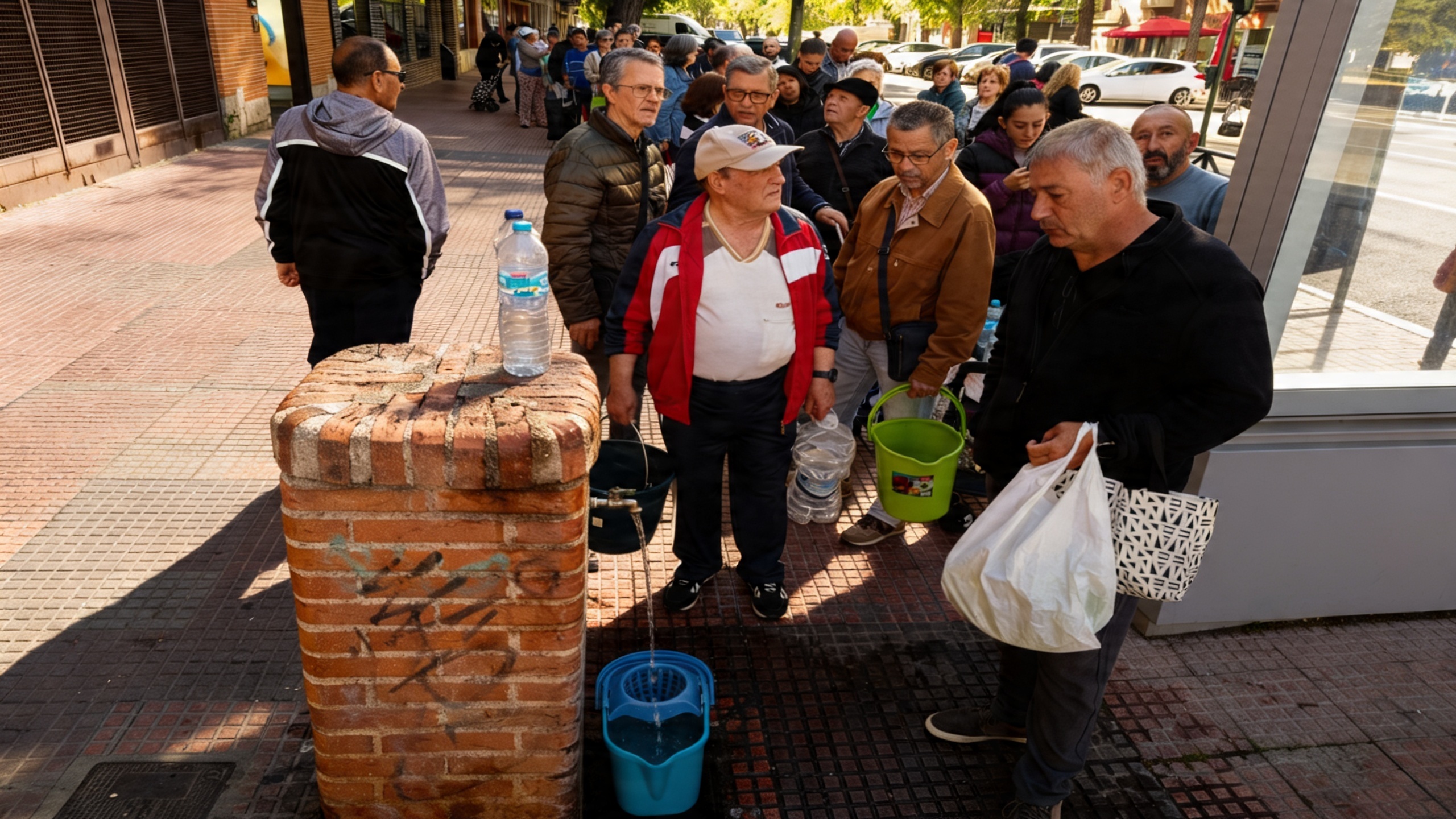 Жители Alcalá де Henares ждут восстановления водоснабжения RUSSPAIN