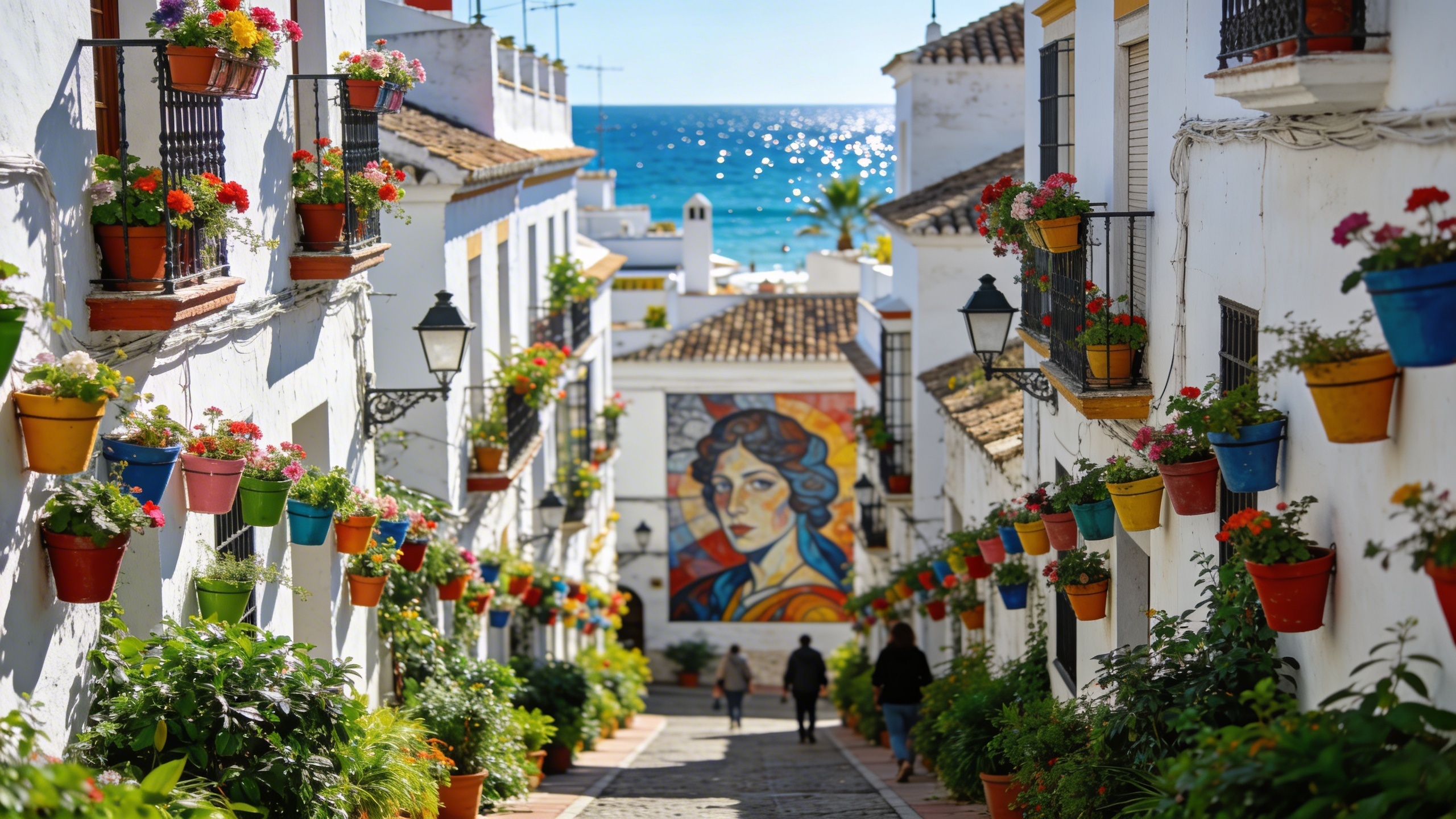 В Estepona уникальный климат и искусство на улицах RUSSPAIN