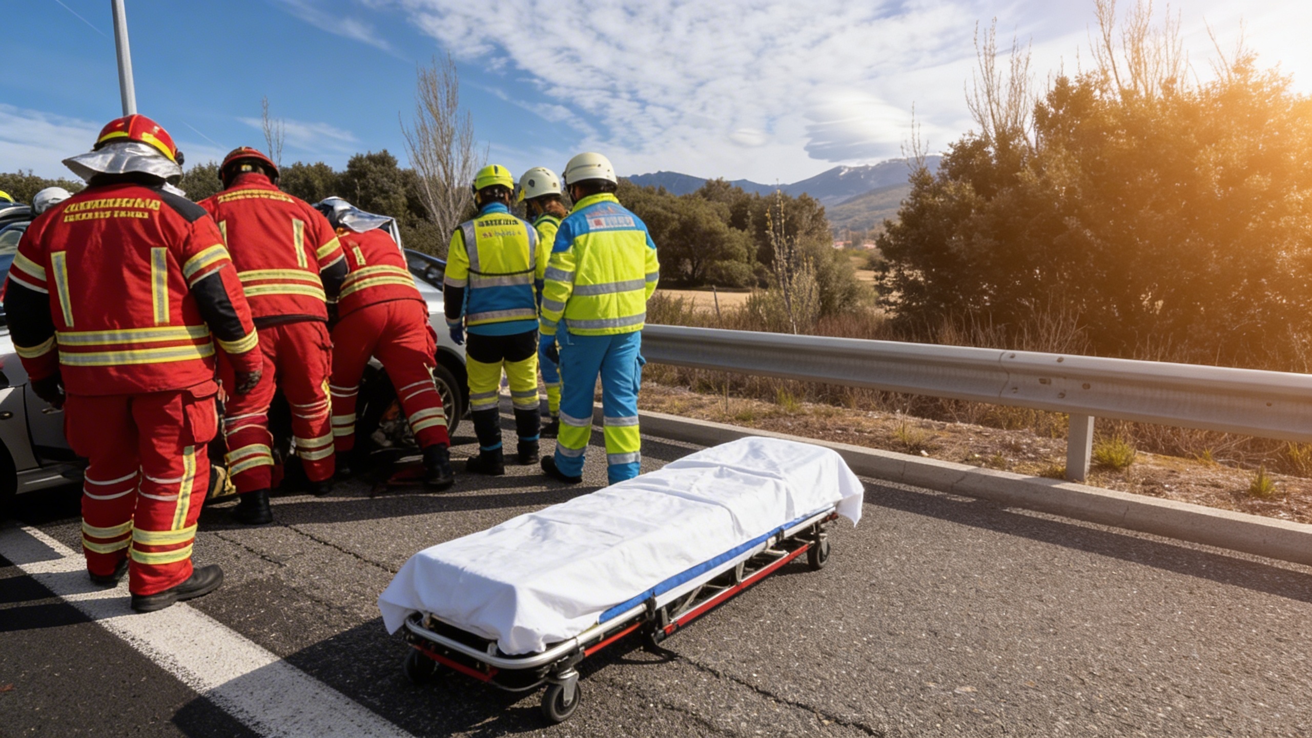 Серьёзная авария на AP-6 блокирует выезд из Мадрида RUSSPAIN